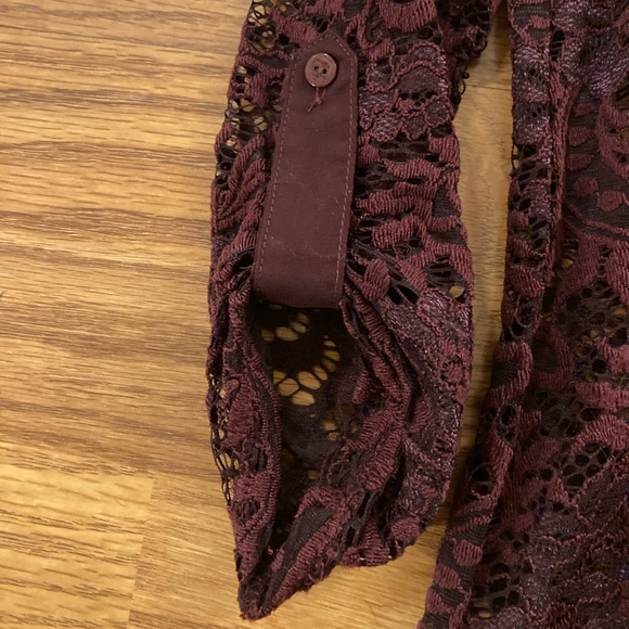 Lace Button up - Picture 3 of 4